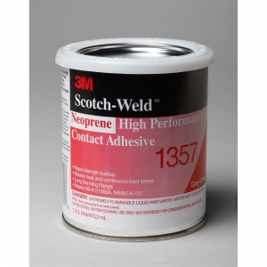 21200-19890 3M-Weld Neoprene High Performance Contact Adhesive,1357,Gray- Green,1 Pint