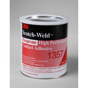 21200-19894 3M-Weld Neoprene Contact Adhesive,1357,High Performance,Gray- Green