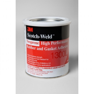 21200-19927 3M-Weld Neoprene High Performance Rubber and Gasket Adhesive 1300L Yellow,1 qt
