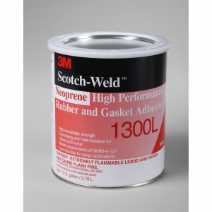21200-19931 3M-Weld Neoprene High Performance Rubber and Gasket Adhesive 1300L Yellow,1 gal