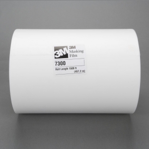 21200-22837 3M High Temperature Paint Masking Film 7300 Translucent,18"x 1500ft 3.4 mil
