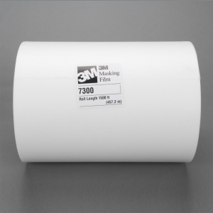 21200-22839 3M High Temperature Paint Masking Film 7300 Translucent,36"x 1500ft 3.4 mil