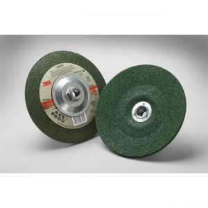 51111-55961 3M Green Corps Depressed Center Wheel,36 4-1/2"x1/4"x5/8-11 Internal