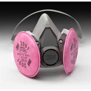 51131-07002 3M Half Face Pc Respirator Assembly,6291,M