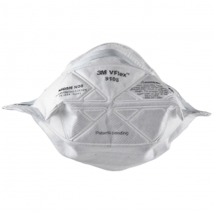 7000002390 3M? VFlex? 9105, Disposable Respirator, Standard, N95, White