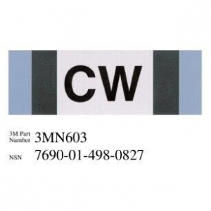 51135-23071 3M Diamond Grade Damage Control e Sign 3MN603DG"CW",6"x 2",50 guage