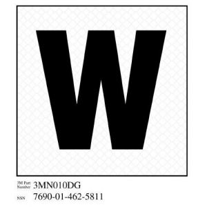 51138-38783 3M Diamond Grade Damage Control Sign 3MN010DG"William",4"x 4"