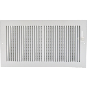 367W12X6 Ameriflow 12 In. x 6 In. White Wall Register