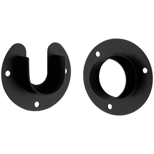 S822081 Stanley Home Designs 1-5/16 In. Zinc Closet Rod Socket, Oil Rubbed Bronze (2-Pack)