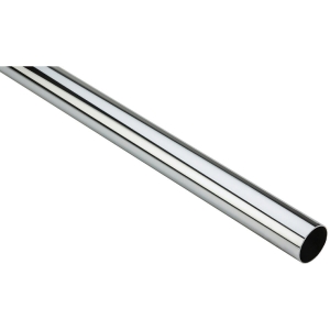 S822099 Stanley Home Designs 8 Ft. x 1-5/16 In. Cut-to-Length Closet Rod, Chrome