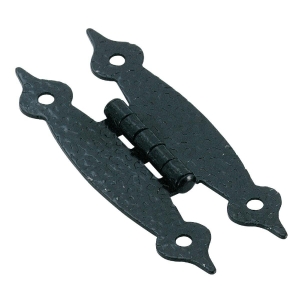 BPR3404CB Amerock Colonial 3-1/2 In. Black Flush H-Type Hinge, (2-Pack)