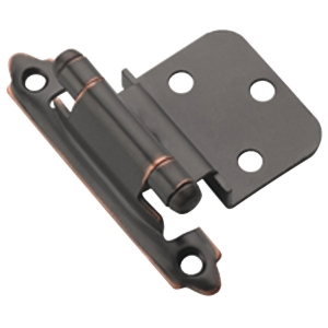BPR3428ORB Amerock Oil-Rubbed Bronze 3/8 In. Self-Closing Inset Hinge, (2-Pack)