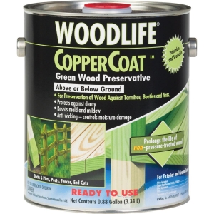 1901A Rust-Oleum Woodlife Water-Based Coppercoat Green Wood Preservative, 1 Gal.