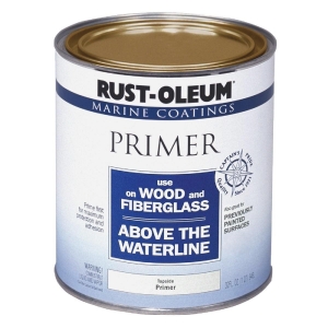 207014 Rust-Oleum Flat Marine Primer, White, 1 Qt.