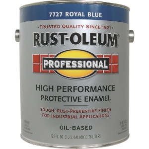 215964 Rust-Oleum Professional Oil-Based Gloss VOC Formula Rust Control Enamel, Royal Blue, 1 Gal.