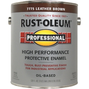215967 Rust-Oleum Professional Oil-Based Gloss VOC Formula Rust Control Enamel, Leather Brown, 1 Gal.