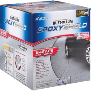 251965 Rust-Oleum EPOXYSHIELD Gloss Garage Floor Coating Kit, Gray, 120 Oz.