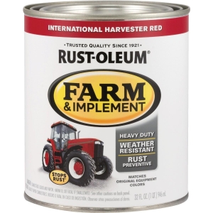 280109 Rust-Oleum 1 Quart International Harvester Red Gloss Farm & Implement Enamel