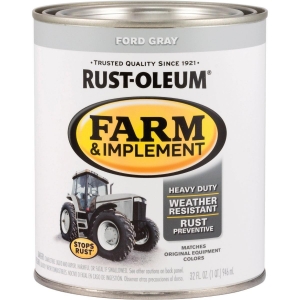 280154 Rust-Oleum 1 Quart Ford Gray Gloss Farm & Implement Enamel