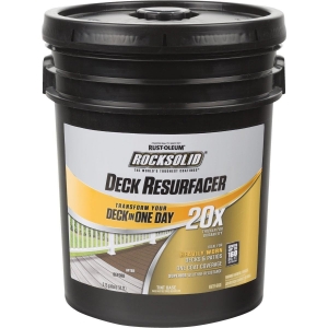 300083 Rust-Oleum RockSolid Tint Base Deck Resurfacer, 4 Gal.
