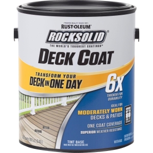 300113 Rust-Oleum RockSolid Tint Base Deck Coat, 1 Gal.