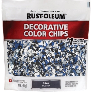 301359 Rust-Oleum Color Chip Concrete Coating, 1 Lb., Gray