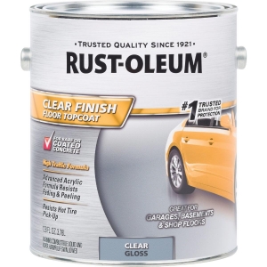 320202 Rust-Oleum Clear Finish Topcoat Floor Coating, 1 Gal.