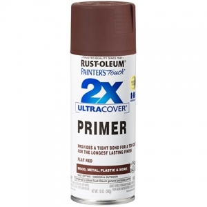 334018 Rust-Oleum Painter's Primer Touch Ultra Cover 2X, 12 oz, Red
