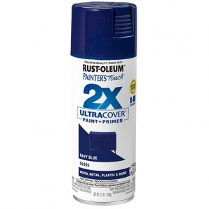 334041 Rust-Oleum Painter's Primer Touch Ultra Cover 2X, 12 oz, Gloss Navy Blue