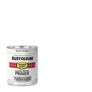 7780502 Rust-Oleum Stops Rust Clean Metal Primer, White, 1 Qt.