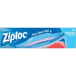 00389 Ziploc 1 Gal. Double Zipper Freezer Bag (14-Count)