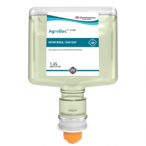 AGB120TF AgroBac? Soap, 1.2 l, Cartridge, Antibacterial, Clear, Unscented, Foam