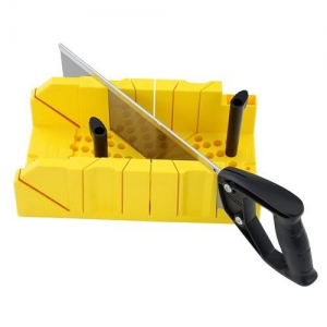 20-600 Stanley CLAMPING MITRE BOX W/ SAW 12"