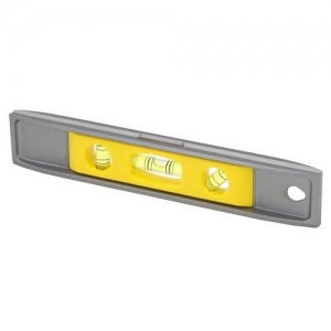 42-465 Stanley Level,Magnetic Torpedo level,Vial material is acrylic,L 9",Aluminum