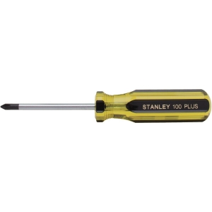 64-101-A Stanley 100 PLUS #1 x 4 In. Phillips Screwdriver w/Blk Oxide Tip
