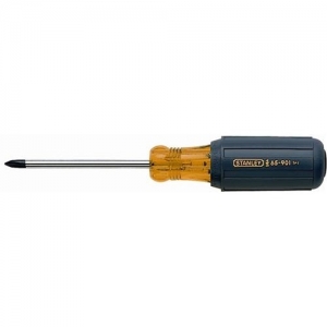 65-901 Stanley Phillips Screwdriver,Vinyl grip screwdriver,Phillips tip,1 pt,L 6-3/4"