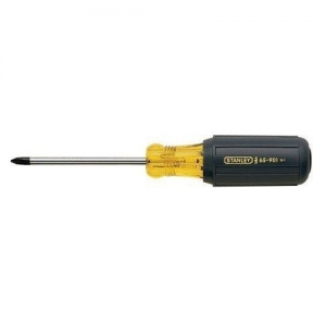 65-903 Stanley Phillips Screwdriver,Vinyl grip screwdriver,Phillips tip,3 pt,L 11"