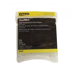 GS20DT Stanley DUALMELT GLUE STICKS 4",24 PK