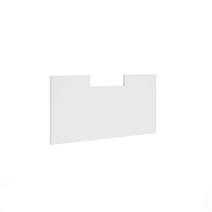 Slab End Pnl & Modesty f/PL135T/PL235T White