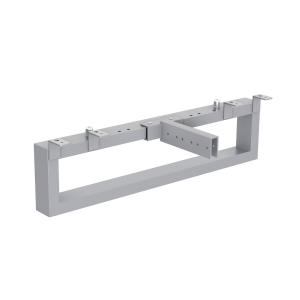 DESK RISER - W/ TAPE & 1 CONNECTOR BRACKET SILVER