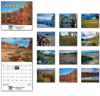 Landscapes Of America Wall Calendar