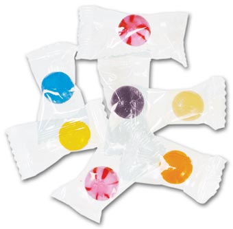 Assorted Fruit Candy (clear stock wrapper)