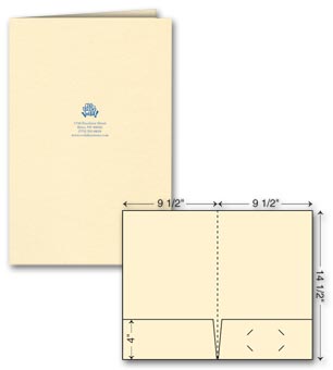 Legal Presentation Folder - Ink Imprint