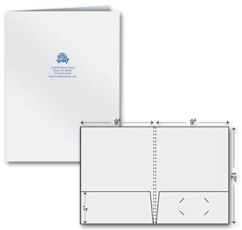 Extra Capacity Presentation Folder - Foil Imprint