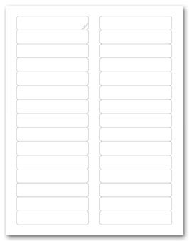 File Folder Labels, Laser