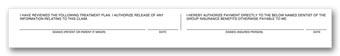 Simplified Claim Form Signature Release Labels