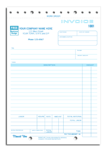 Work Orders - with Carbons 2-part