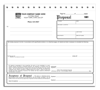 Proposals - Compact Carbonless 3-part