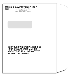 Booklet Envelope Single Window