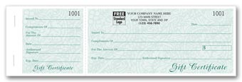 Vineyard Gift Certificates, Booked Sets, Green Vine